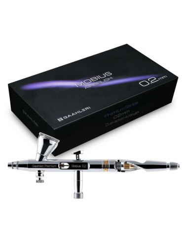 Aerógrafo Premium Series GHPM-Mobius 0.2 mm